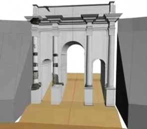 Ricostruzione dell'Arco di Tito al Circo Mssimo