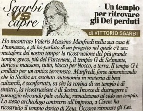 Sgarbi e gli Dei