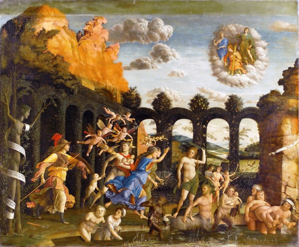 Il Trionfo della Virtù di Andrea Mantegna, 1502, Museo del Louvre 