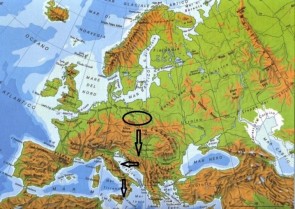 Urheimat del macro-gruppo proto-illirico dal quale emersero i Siculi nel corso dell’età eneolitica nei Balcani. Questa sede ancestrale è collocabile tra i corsi dei fiumi Elba (Germania) e Vistola (Polonia) fino al V millennio a.C.