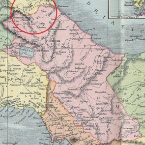 L’Ager Hadrianus nella mappa dell’Italia Augustea, tra le Regioni IV e V