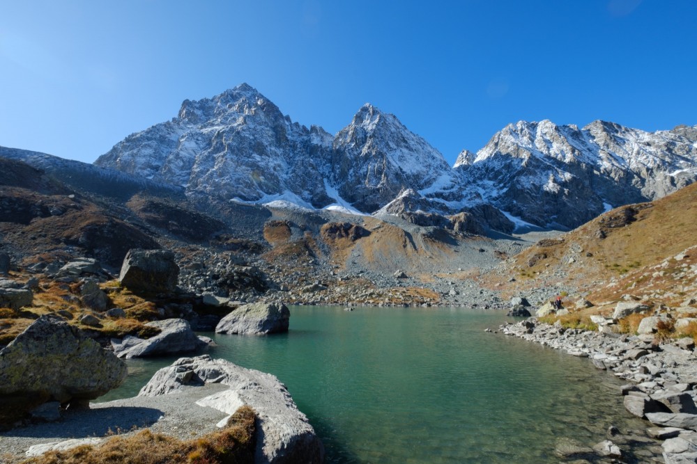 Pian del re nella valle Po delle Alpi Cozie presso il Monviso, area di insediamento dei Liguri Bagienni, i ‘’Liguri dei faggi’