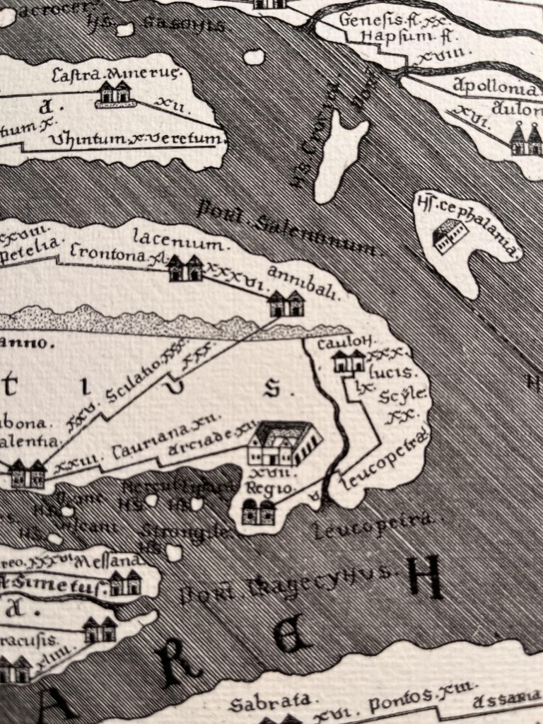 La Locride romana nella Tabula Peutingeriana